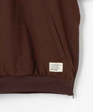 PW CIRCULUS 【3層レイヤー構造ボンディング×中綿キルティング】【WOMEN】中綿プルオーバー  ゴルフウェア レディース ダークブラウン系