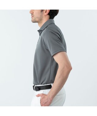 ZERO HALLIBURTON ボーダーポロシャツ ZHG-M6S5a 85189 グレー