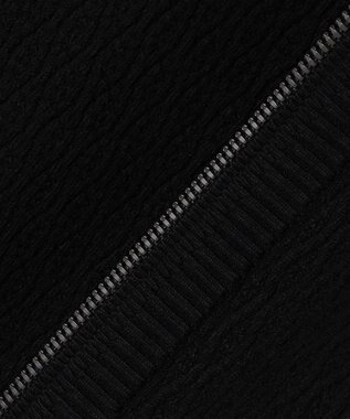 JOSEPH HOMME 【新柄】  ヴィスコースリンクス　ジップアップニットフーディー ブラック系