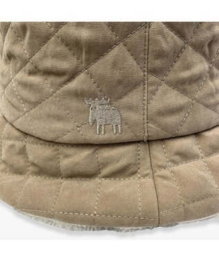 林八百吉商店 moz  バックサテンキルトバケットハット ベージュ