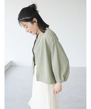 CRAFT STANDARD BOUTIQUE ランタン袖カーディガン Khaki