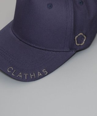 AURORA 【 CLATHAS.（クレイサス）】ラメ刺繍キャップ ネイビー