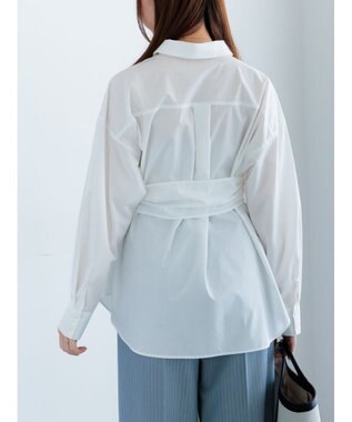 Te chichi Dカンデザインシャツ オフホワイト