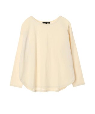 Green Parks ・ＳＵＧＡＲ　ＳＰＯＯＮ　ボートネックロンＴＥＥ Ecru