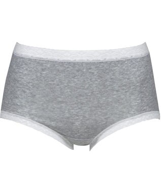 WACOAL 【ディアヒップ】 ショーツ はきこみ丈ふかめ 綿混(身生地) ヒップを包みこむフィット感 やさしいはきごこち PPA177 /ワコール グレー