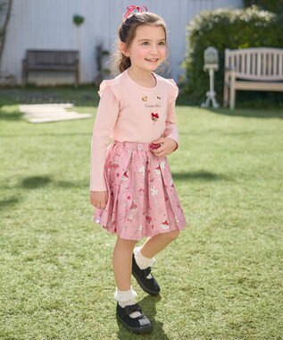 ANY KIDS 【カードキャプターさくら×any FAM】ネックレス Tシャツ ピンク