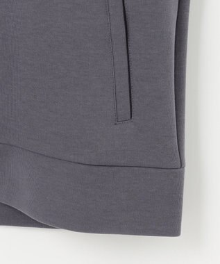 組曲 ダンボールジャージー ジップアップパーカー チャコールグレー系