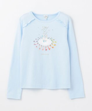 組曲 KIDS 【150-160㎝】プリマパレット Tシャツ サックス系