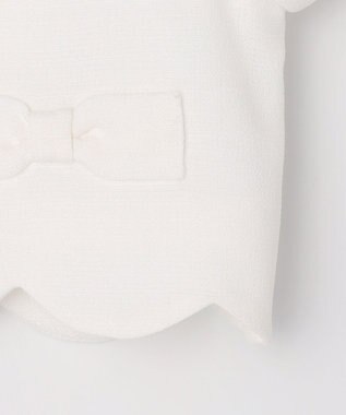 ANY KIDS 【2点セット】リボンボレロジャケット+シフォンプリーツ ワンピース ラベンダー