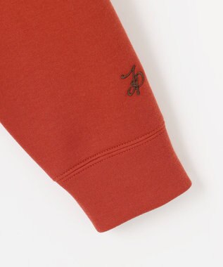 J.PRESS LADIES ダンボールジャージー ジップアップ パーカー オレンジ系