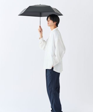 MOONBAT 【遮光100％/超軽量 /雑誌掲載】マジで軽い傘 晴雨兼用折りたたみ日傘 50cm マジカルテックプロテクション ブラック