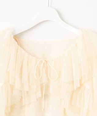 Feroux チュールボレロ×キャミドレスセット ブルー系