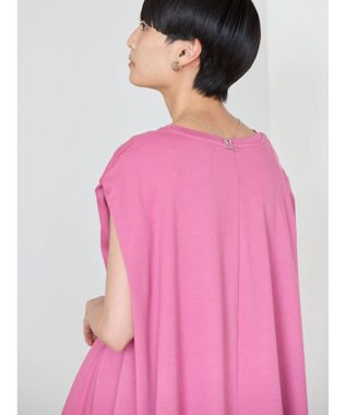 AMERICAN HOLIC 接触冷感フレンチスリーブカットチュニック Pink