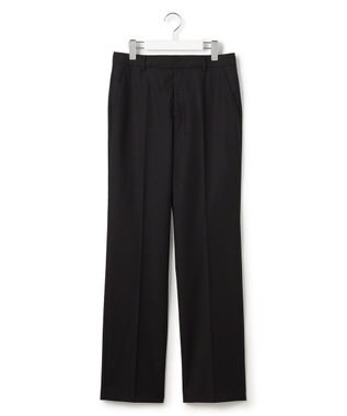 23区 L 【セットアップ着用】ファインネスウール テーパード パンツ ブラック系