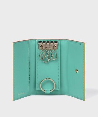 Paul Smith カラードエッジ キーケース ライトグリーン