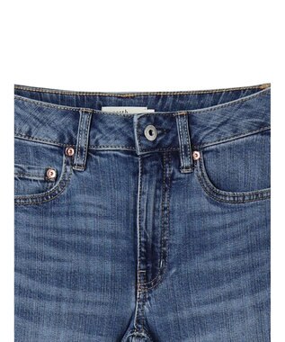 earth music&ecology セルフカットフレアデニムパンツ Medium Indigo