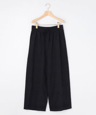 組曲 【先行予約】エンブロイダリーレース パンツ ブラック系