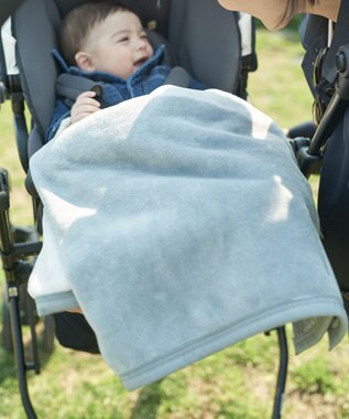 LOOM&SPOOL FOL綿毛布ブランケット／グレー グレー