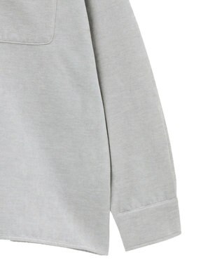CRAFT STANDARD BOUTIQUE ベロアシャツジャケット Light Gray