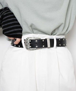 WEGO ビジューワイドベルト