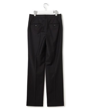 23区 L 【セットアップ着用】ファインネスウール テーパード パンツ ブラック系