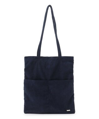 UNFILO コーデュロイ トートバッグ ネイビー