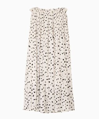 FORFORMO Pleated Skirt プリーツスカート プリントホワイト