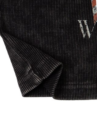 WEGO ヴィンテージウォッシュグラフィックリブT スミクロ