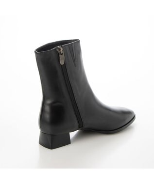 Riz raffinee <Riz raffinee>スクエアヒールショートブーツ ブラック