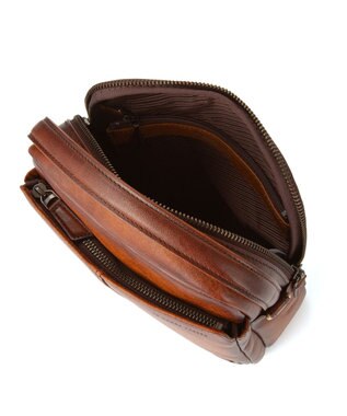 ACE BAGS & LUGGAGE LO HOMME PRESSE アルカイック 本革 日本製 ショルダーバッグ 縦型 71864 ロ・オム・プレッセ ブラウン