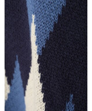 CRAFT STANDARD BOUTIQUE 【男女兼用】アーガイル柄カーディガン Blue