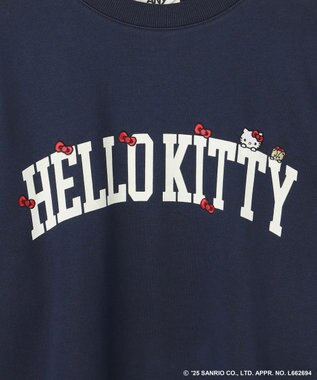 ANY 【ハローキティ×ANY】ロゴスウェット ネイビー