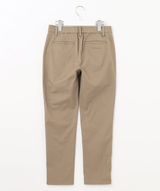 J.PRESS LADIES 【洗える】ピーチサテンストレッチ パンツ ベージュ系