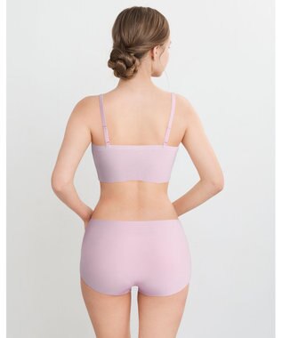 WACOAL 【GOCOCi ゴコチ】 ノンワイヤー ハーフトップ 伸びのよい素材を使用 ムレにくく快適 フラット仕上げ ホックなし ブラトップ レディース CGG220 /ワコール ピンク