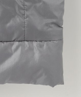 23区GOLF 機能中綿採用【MEN】【撥水】ナイロンタフタ フーテッド ブルゾン ライトグレー系