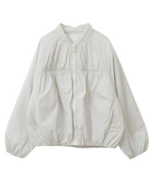 Green Parks 中綿シャーリングブルゾン Sax