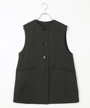 #Newans チュニックジレ ブラック