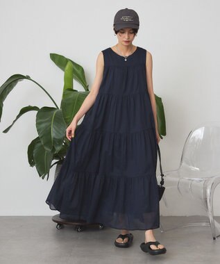 AMERICAN HOLIC ノースリーブティアードワンピース