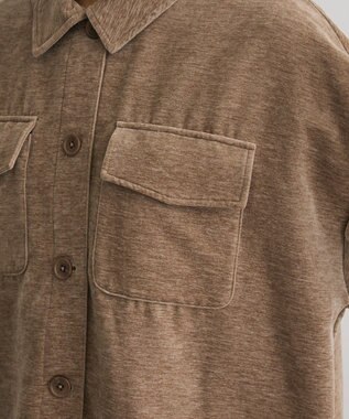 CRAFT STANDARD BOUTIQUE ベロアシャツジャケット Beige