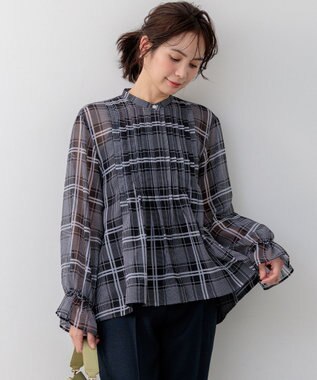  【先行予約】エアリーボイルシアー ブラウス