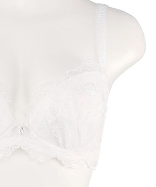 San-ai Resort（三愛水着楽園） 【エレガントコレクション2404】単品ブラEFGカップ  【northerly】 ホワイト