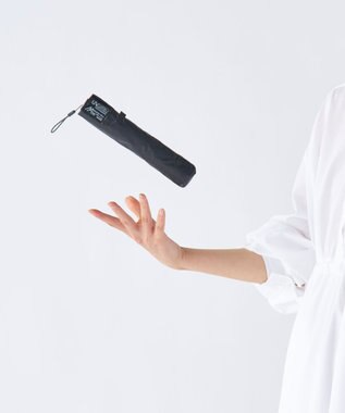 MOONBAT 【遮光100％/超軽量 /雑誌掲載】マジで軽い傘 晴雨兼用折りたたみ日傘 50cm マジカルテックプロテクション ブラック