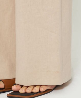 uncrave 【5周年企画・手洗い可】ライト リネン オールインワン（uncrave STANDARD） ベージュ