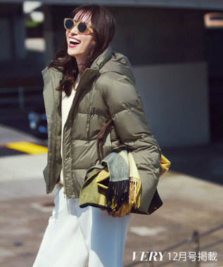 【滝沢眞規子さん着用/VERY掲載】シレータフタ コンパクト ダウンコート