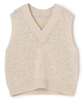 UNFILO テープヤーンニット ベスト