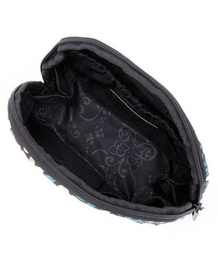 ANNA SUI ヴァケーション ラウンドポーチ グリーン