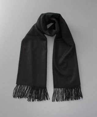 AURORA WEB限定 カシミヤ ストール（幅70cm) ブラック