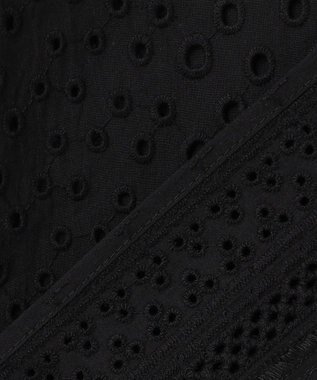 組曲 【先行予約・WEB限定】エンブロイダリーレースノースリーブ ブラウス ブラック系