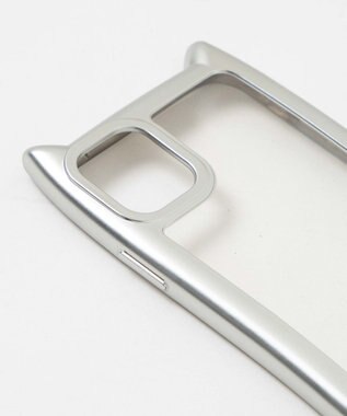 WEGO 猫耳フレームiphoneケース（シルバー） 柄1