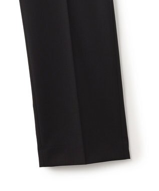 23区 L 【セットアップ着用】ファインネスウール テーパード パンツ ブラック系